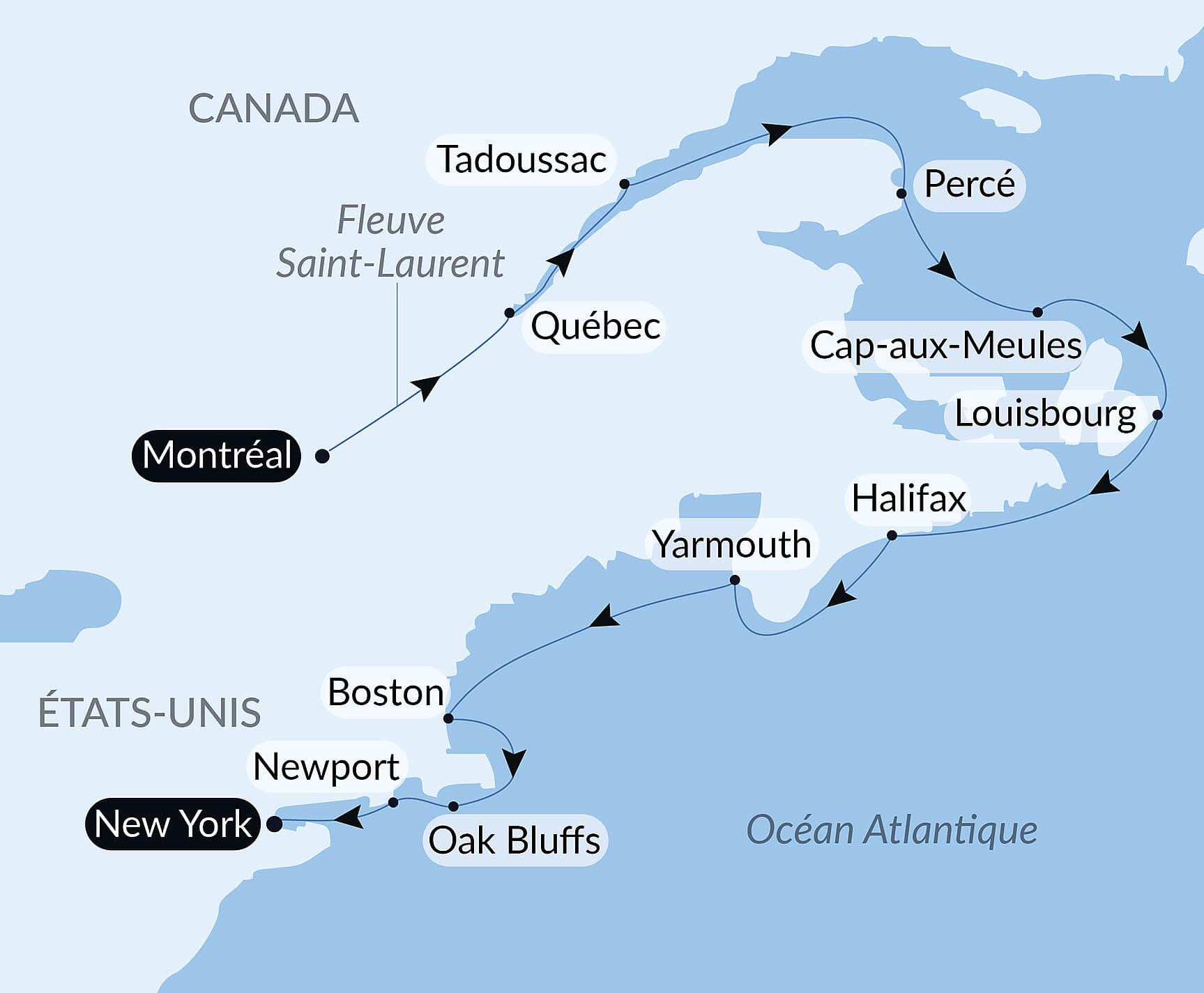 De la Belle Province à Big Apple : nature et cités remarquables