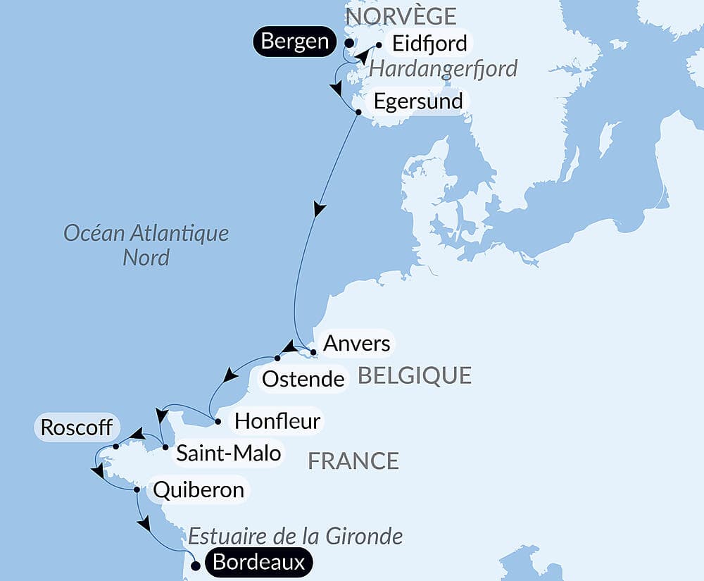 Des fjords norvégiens au golfe de Gascogne