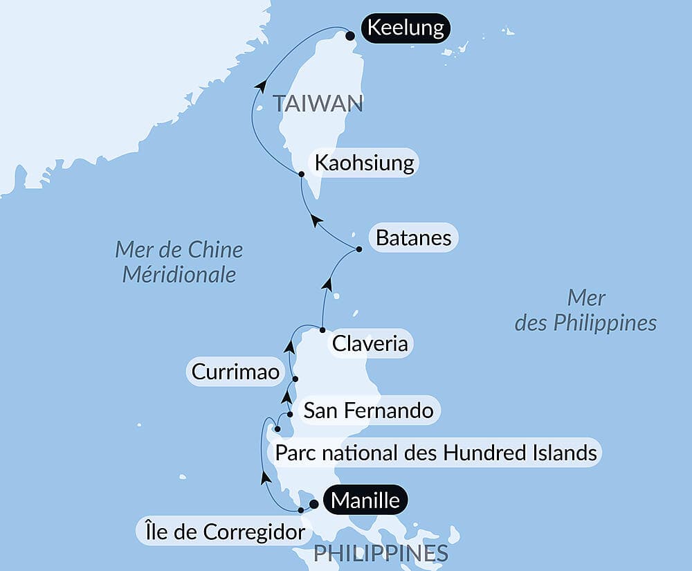 Nature et héritages des Philippines à Taïwan