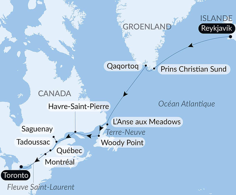 Dans le sillage des Vikings, de l’Islande au Canada