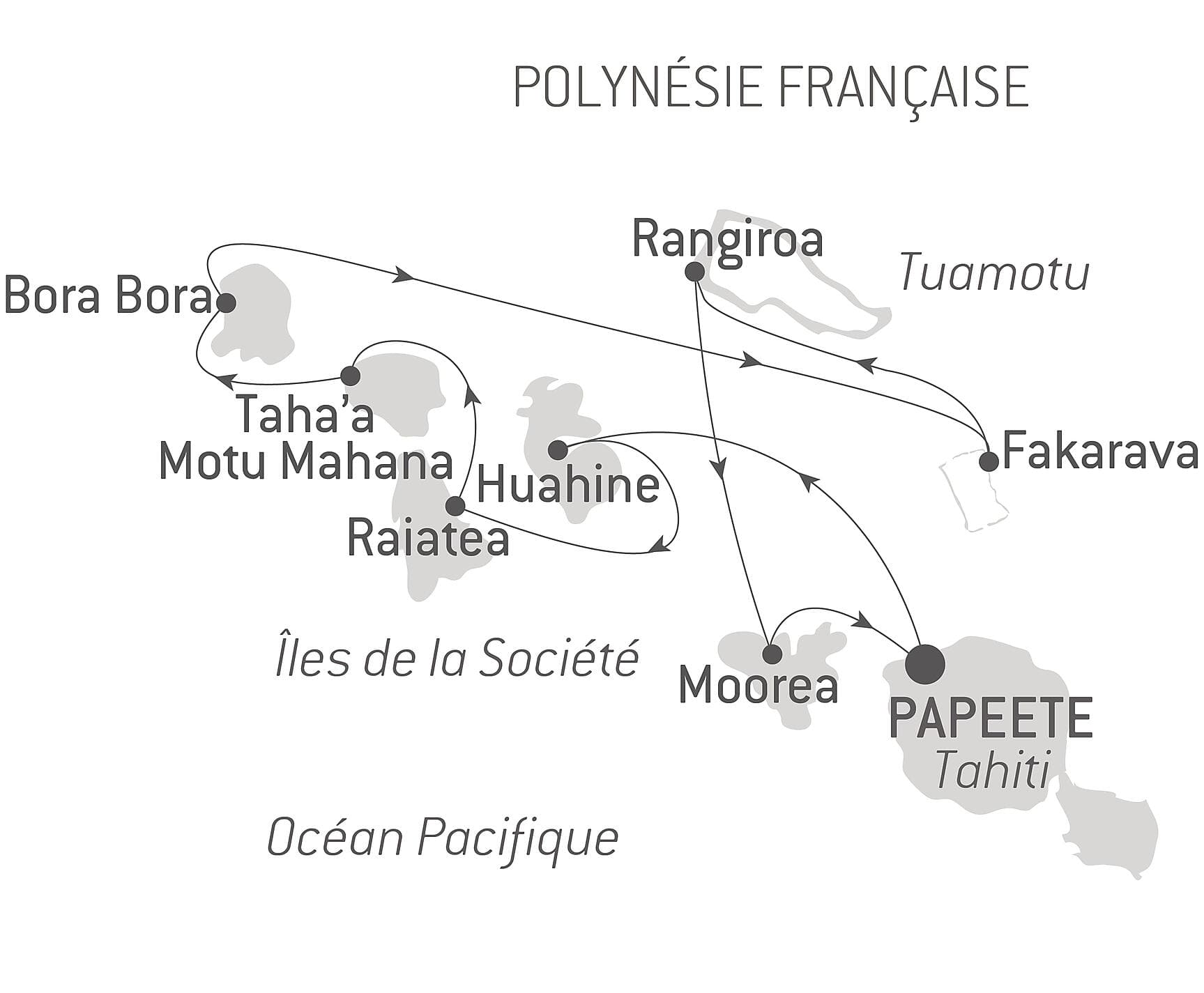 Îles de la Société et Tuamotu