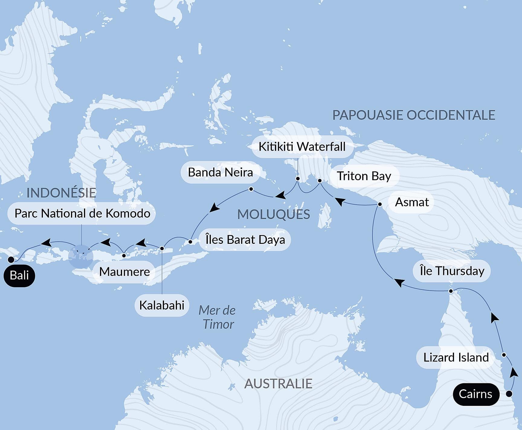 Odyssée tropicale entre nord-est australien et Indonésie