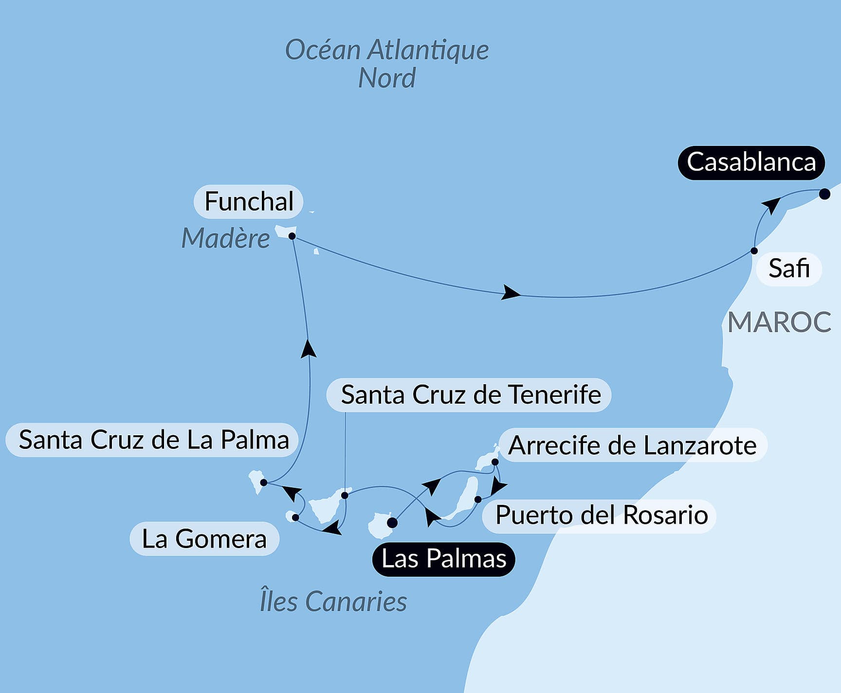 Odyssée atlantique des Canaries aux rivages marocains