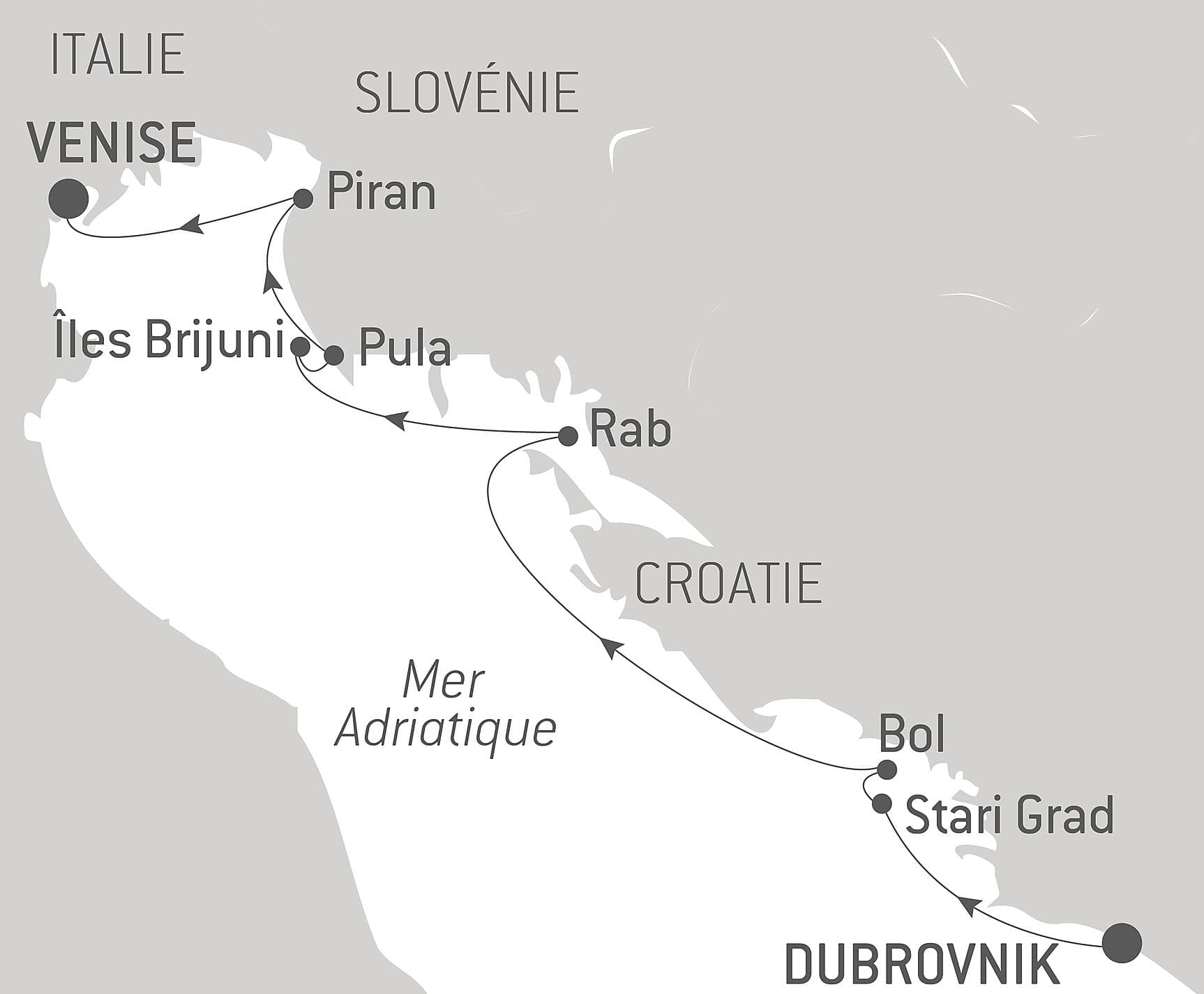 Cités et splendeurs de l'Adriatique