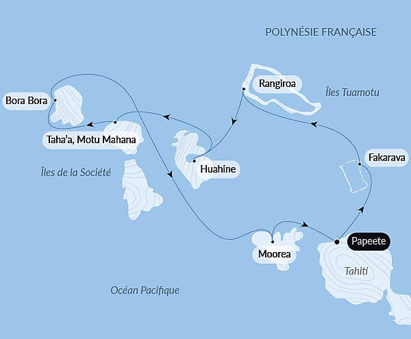 Îles de la Société et Tuamotu