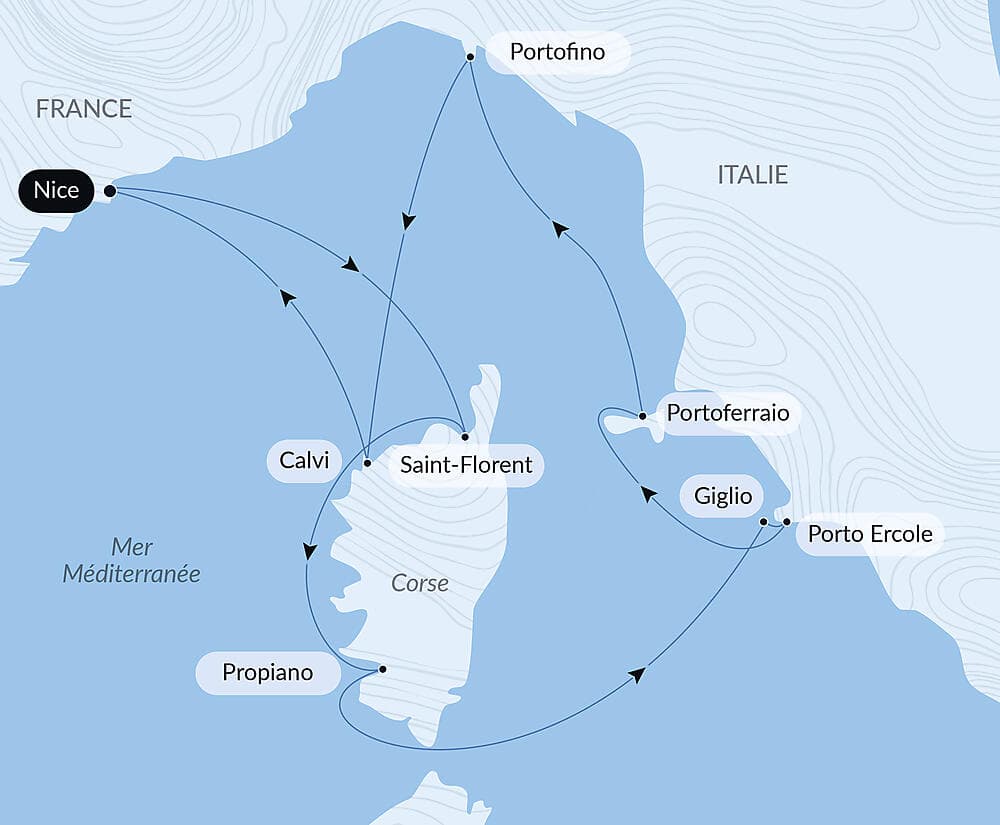 Île de Beauté et rivages italiens