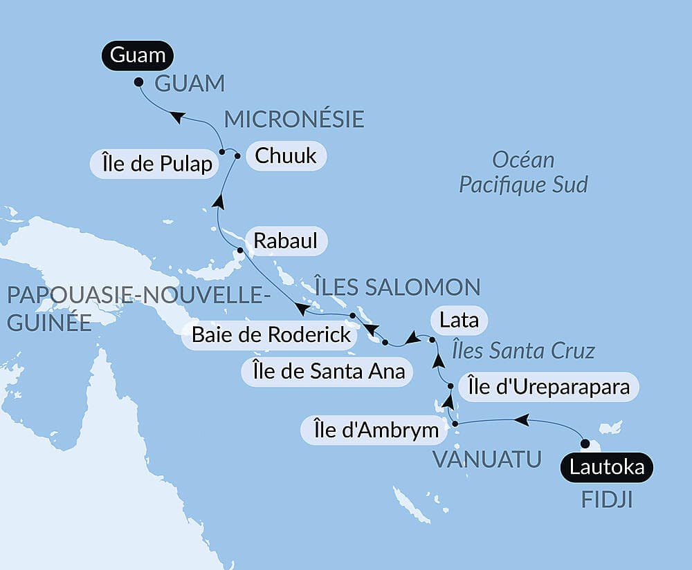 Des Fidji à la Micronésie