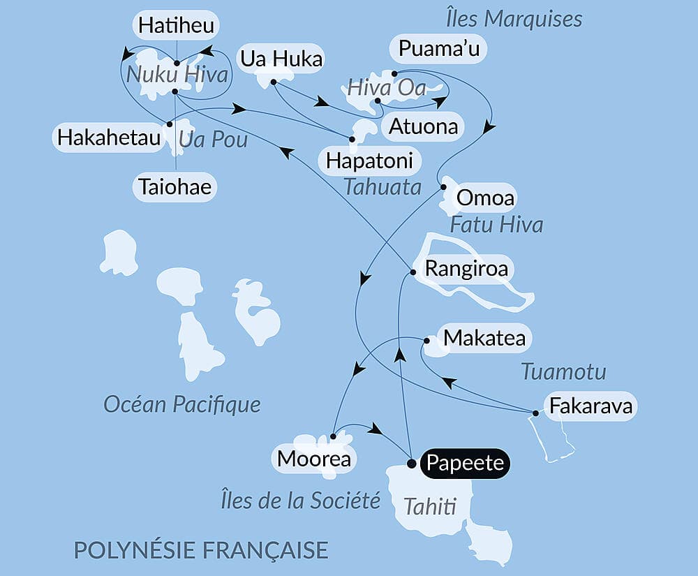 Douceur polynésienne : Marquises et Tuamotu