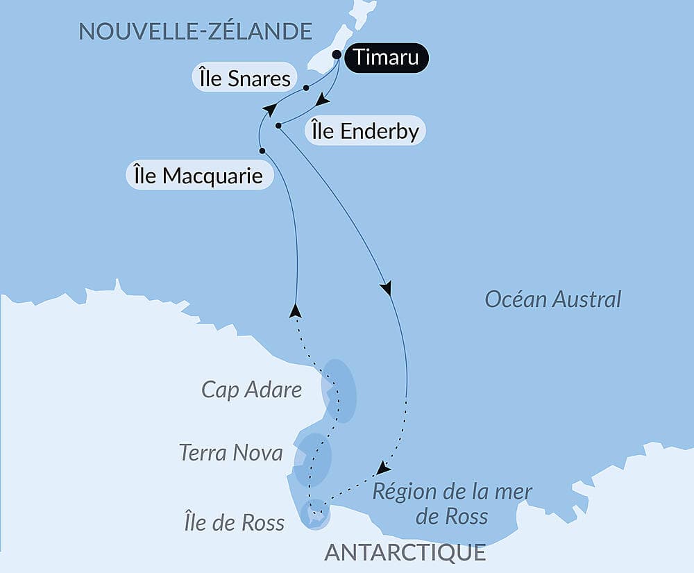 Expédition sur les traces de Scott et Shackleton