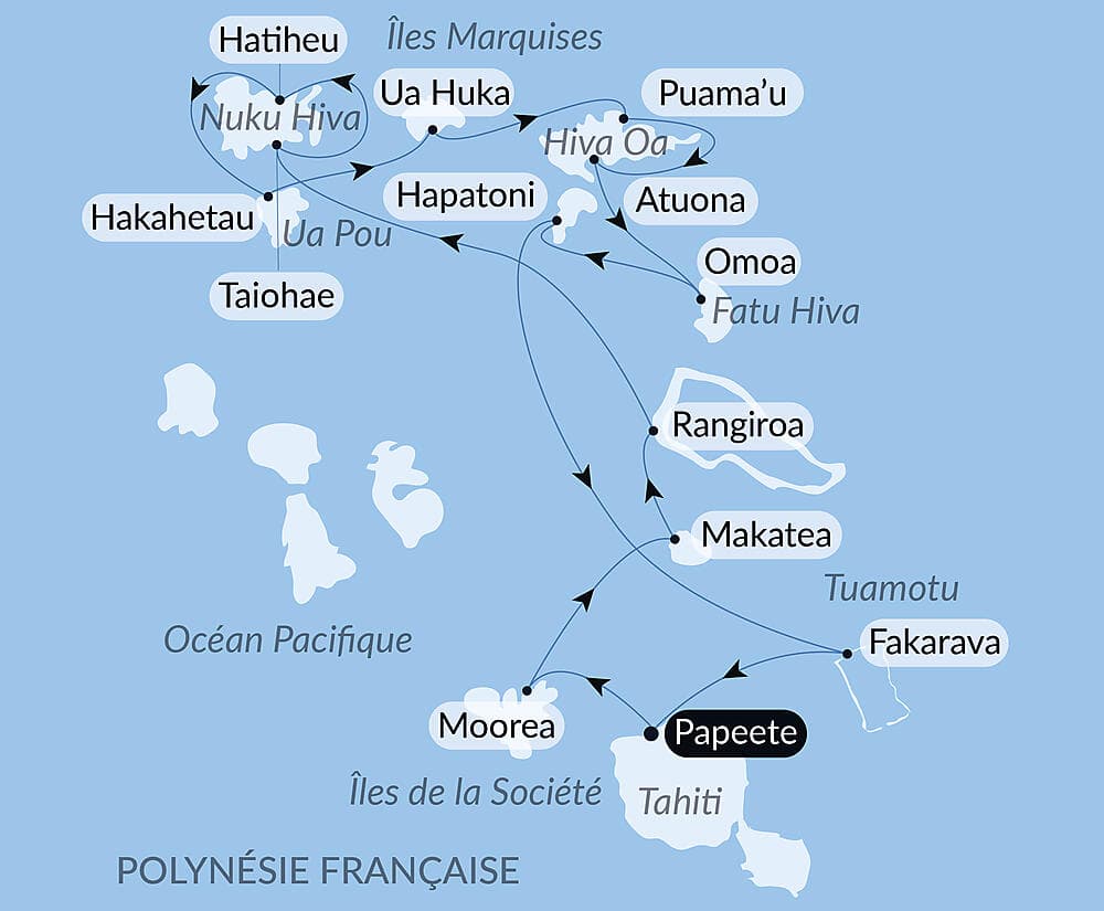 Douceur polynésienne : Marquises et Tuamotu